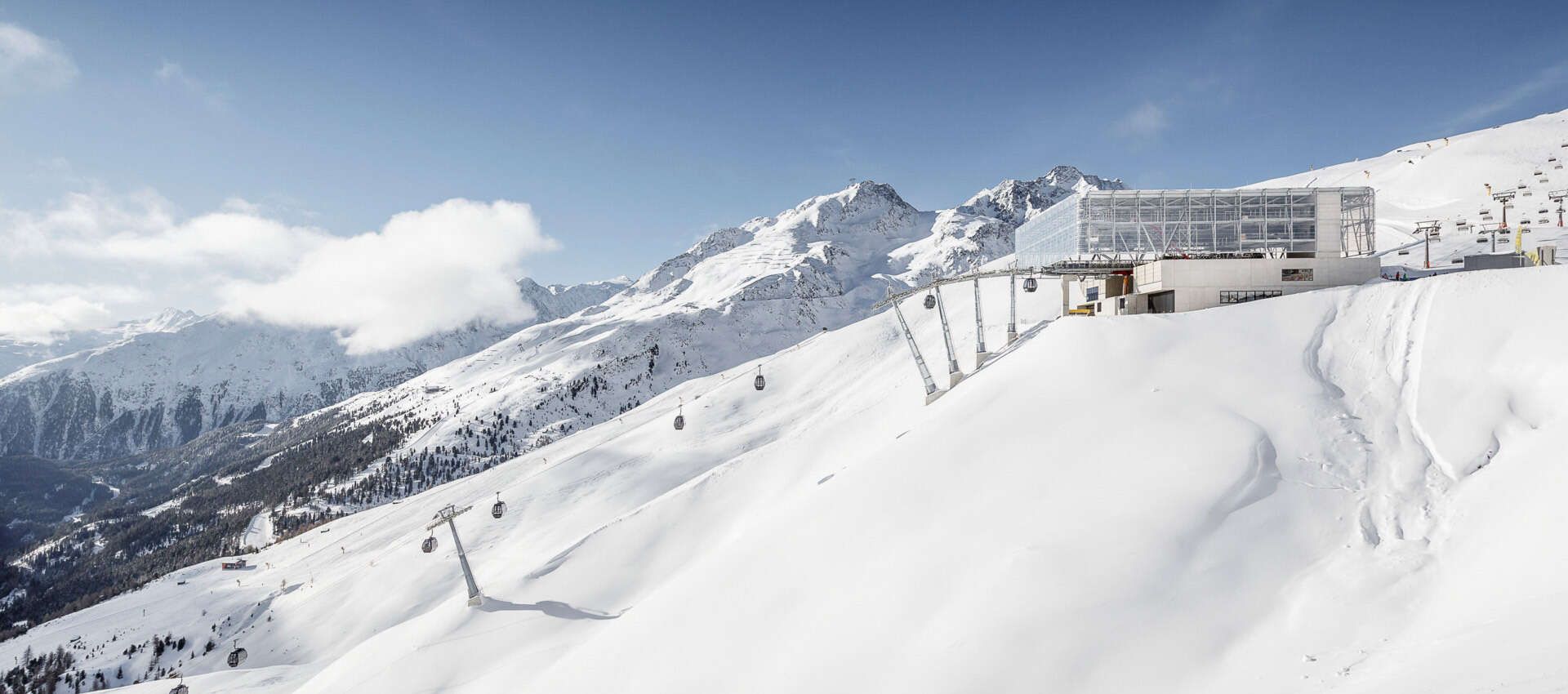 Giggijochbahn in Sölden im Winter