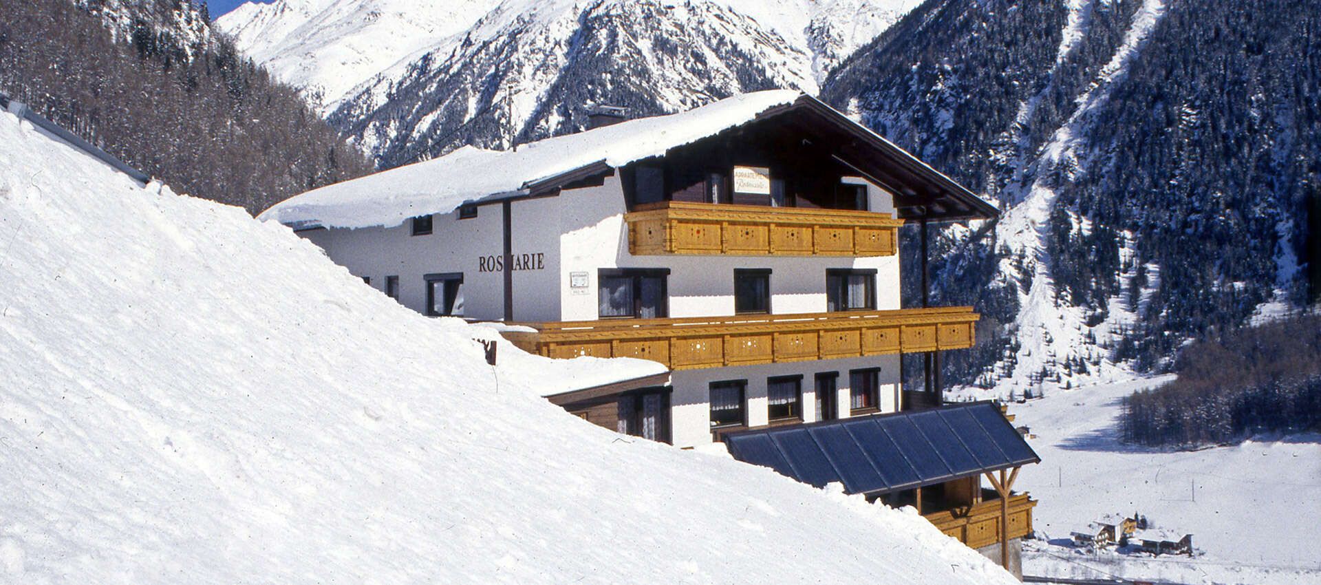 Hausansicht Appartement Rosmarie