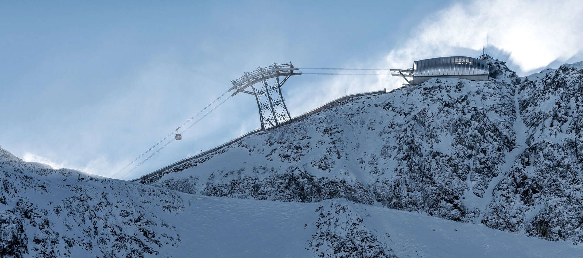 Gaislachkogelbahn in winter