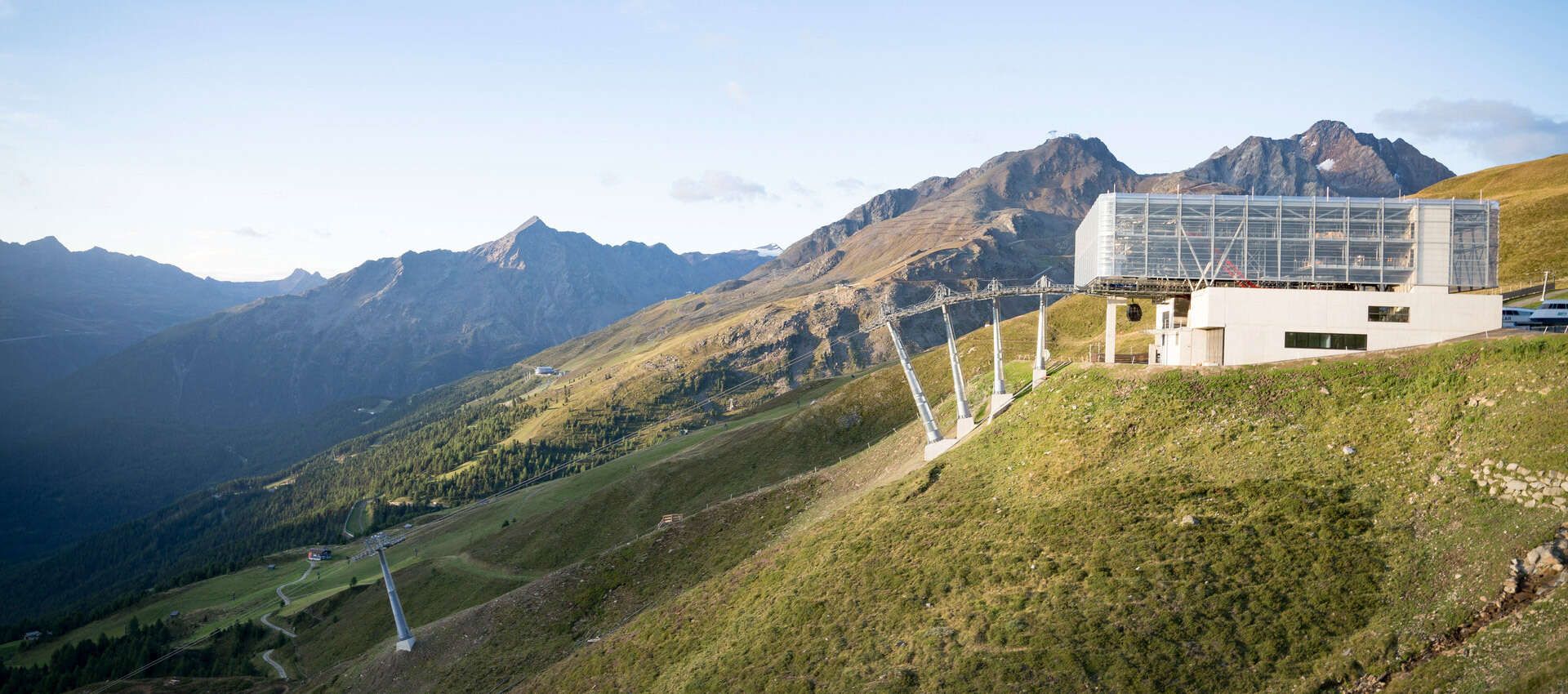 Giggijochbahn in Sölden in summer