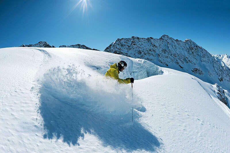 Skiing in Sölden