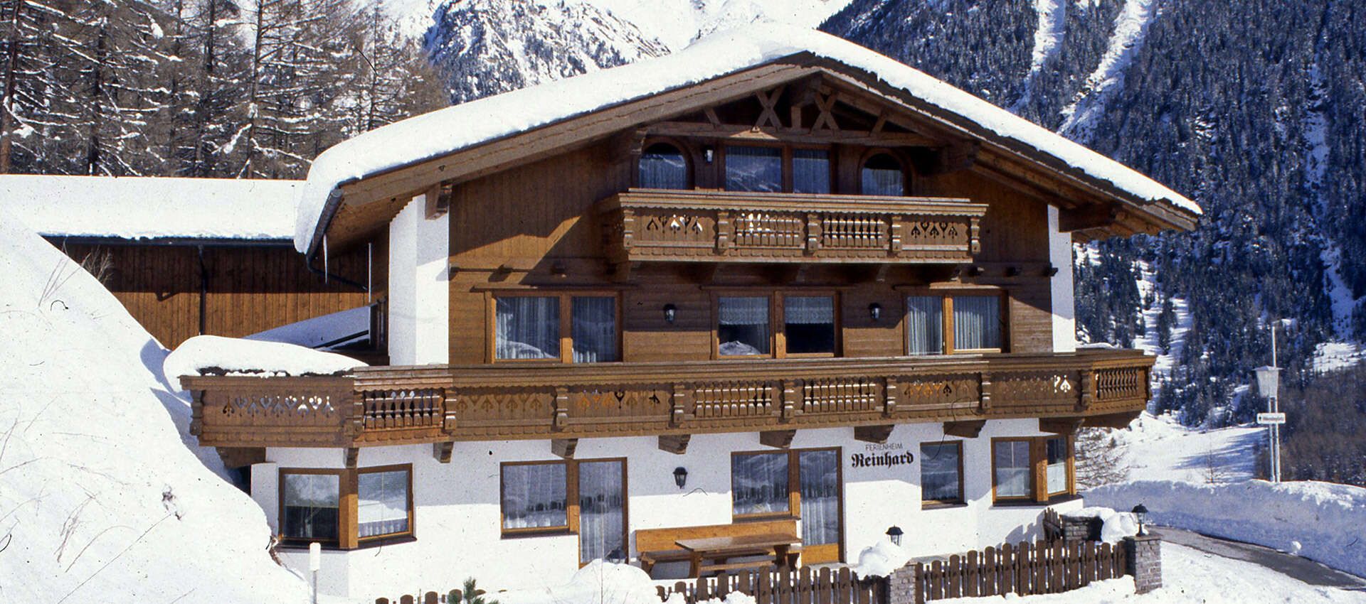 Haus Reinhard im Winter in Sölden
